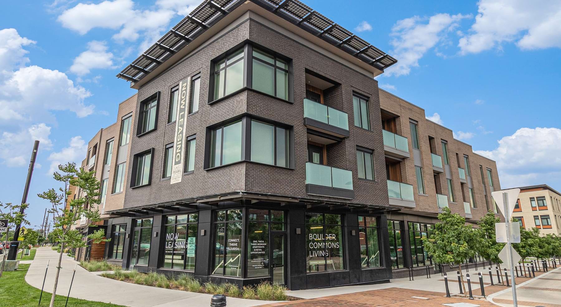 the exterior of a building