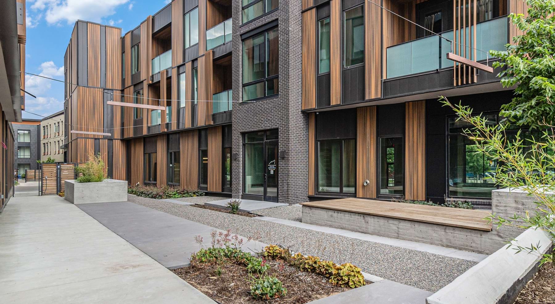 the exterior of a building