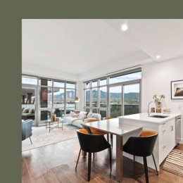 Beautiful living spaces with natural lighting kitchen and a couch with large windows