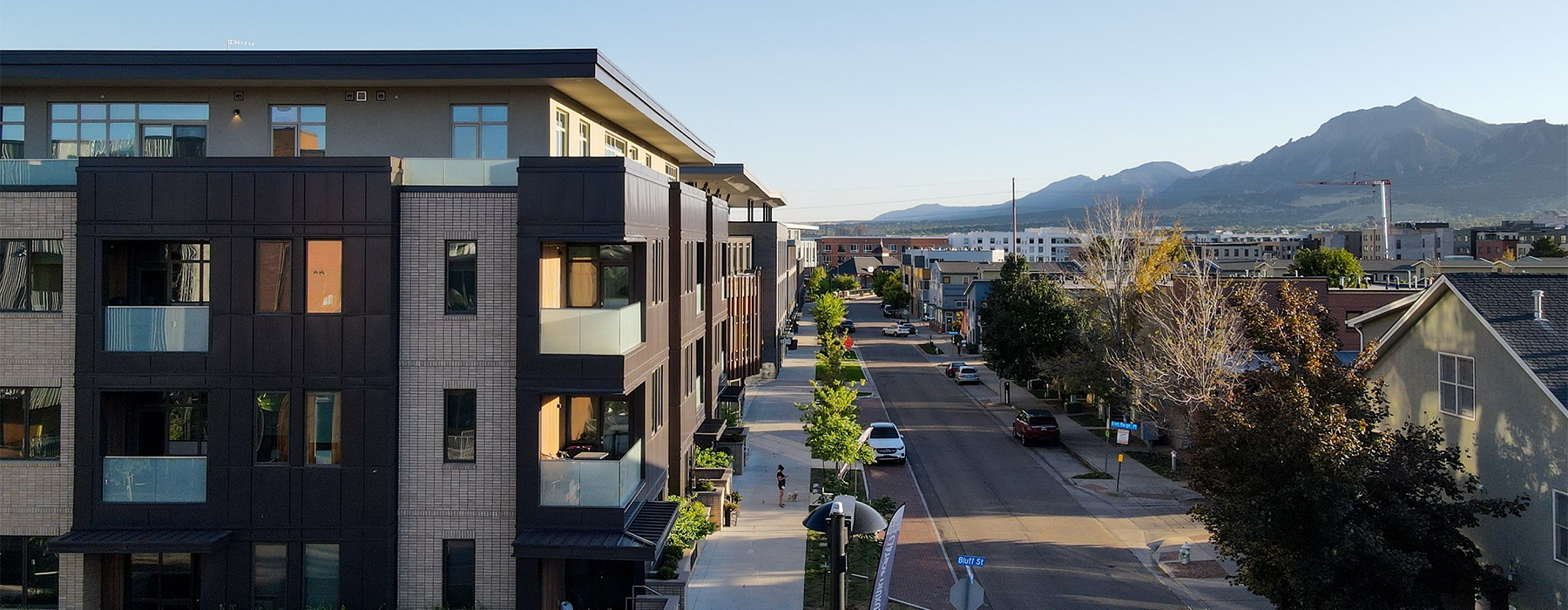 exterior of property showing spacious streets and sidewalks